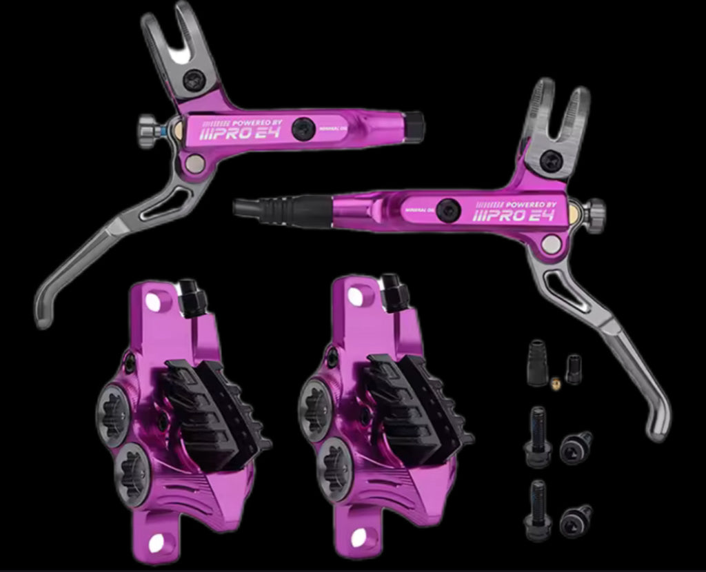 E4 4 piston Emoto brakes